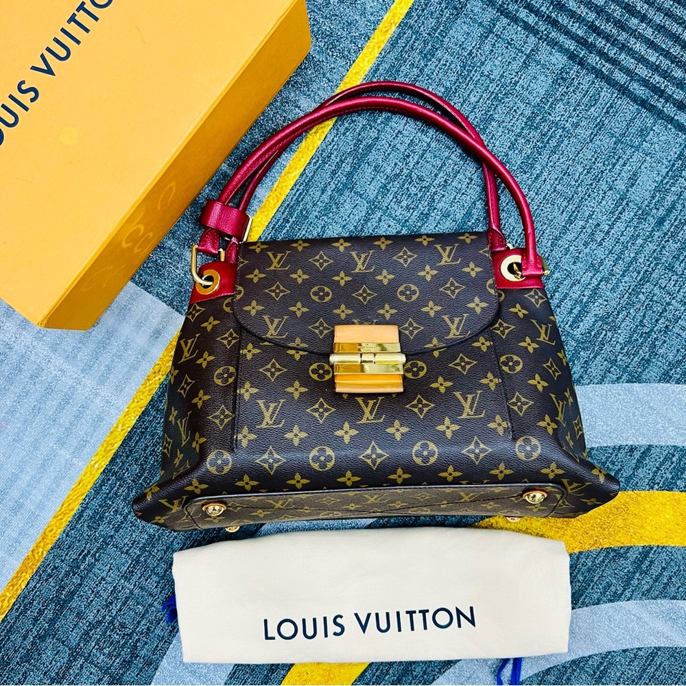 LOUIS VUITTON Olympe Aurore Monogram Canvas  Shoulder Bag